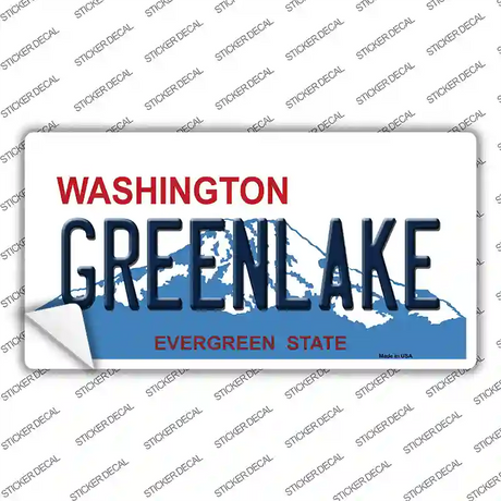 Greenlake Washington Novelty Sticker Decal