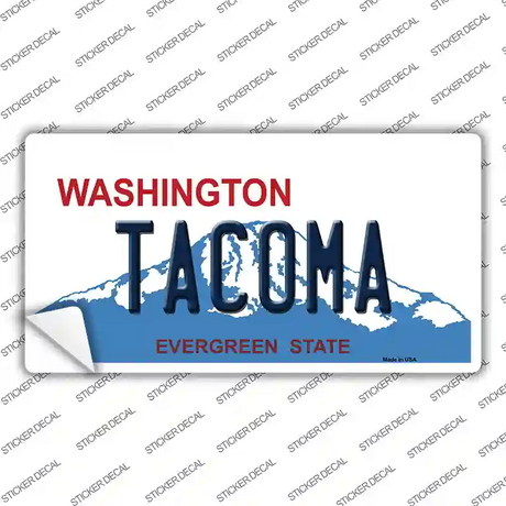 Tacoma Washington Novelty Sticker Decal