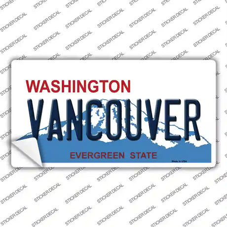 Vancouver Washington Novelty Sticker Decal