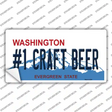 No 1 Craft Beer Washington Novelty Sticker Decal