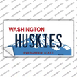 Huskies Washington Novelty Sticker Decal
