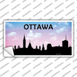 Ottawa Silhouette Novelty Sticker Decal