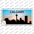 Calgary Silhouette Novelty Sticker Decal