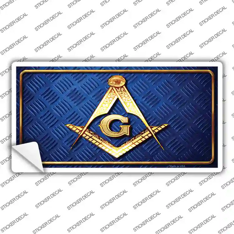 Freemasonry Novelty Sticker Decal