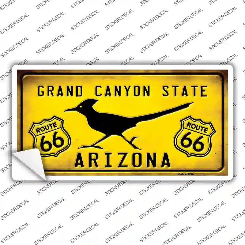 Arizona Grand Canyon With Route 66 Novelty Sticker Decal