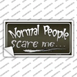 Normal People Novelty Sticker Decal