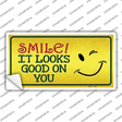 Smile Looks Good Novelty Sticker Decal
