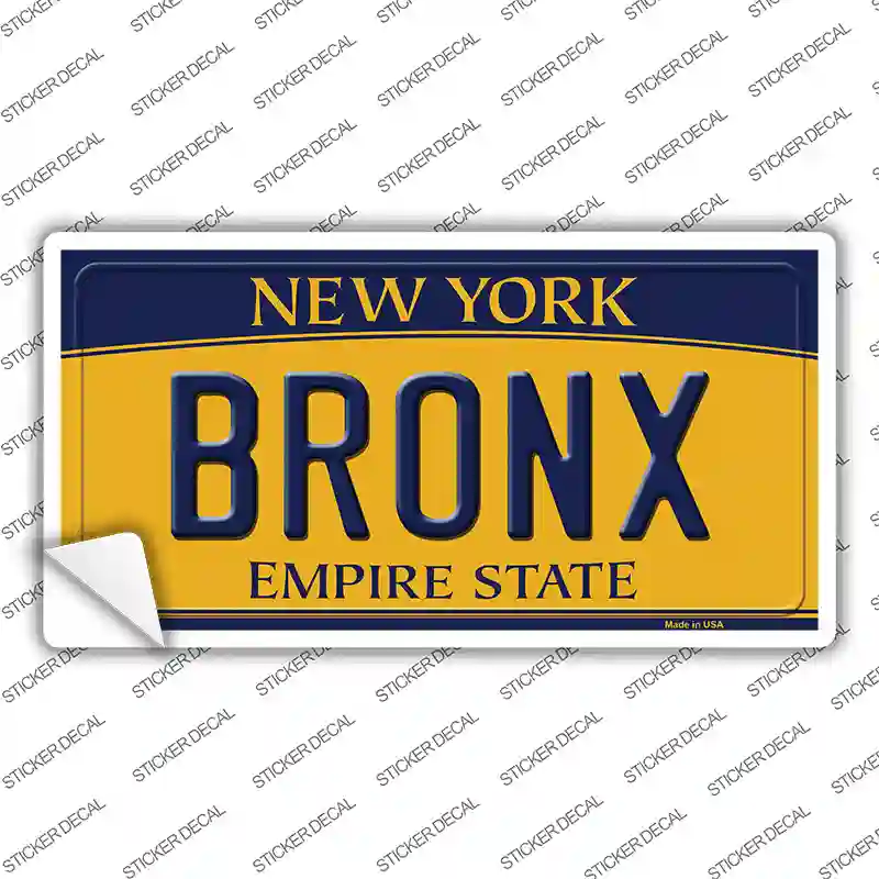 Bronx New York Novelty Sticker Decal