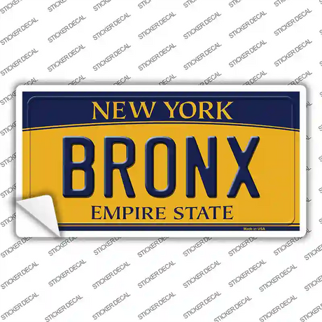 Bronx New York Novelty Sticker Decal