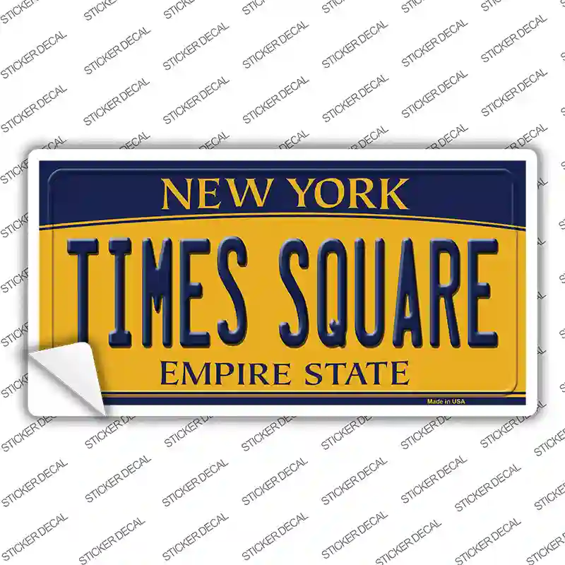 Times Square New York Novelty Sticker Decal