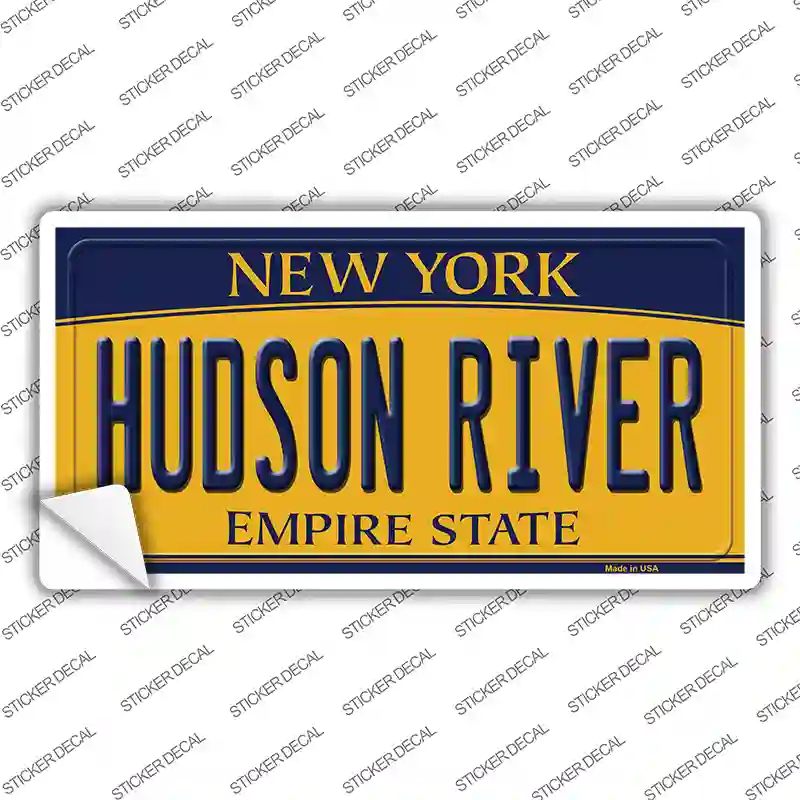 Hudson River New York Novelty Sticker Decal