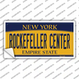 Rockefeller Center New York Novelty Sticker Decal