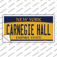 Carnegie Hall New York Novelty Sticker Decal