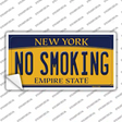 No Smoking New York Novelty Sticker Decal
