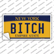 Bitch New York Novelty Sticker Decal