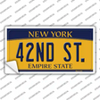 42nd St New York Novelty Sticker Decal