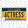 Actress New York Novelty Sticker Decal