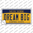 Dream Big New York Novelty Sticker Decal