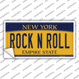 Rock N Roll New York Novelty Sticker Decal
