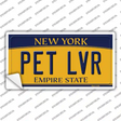 Pet Lvr New York Novelty Sticker Decal
