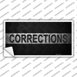Corrections Novelty Sticker Decal
