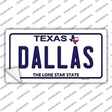 Dallas Texas Novelty Sticker Decal