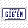 Gigem Texas Novelty Sticker Decal