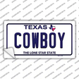 Cowboy Texas Novelty Sticker Decal