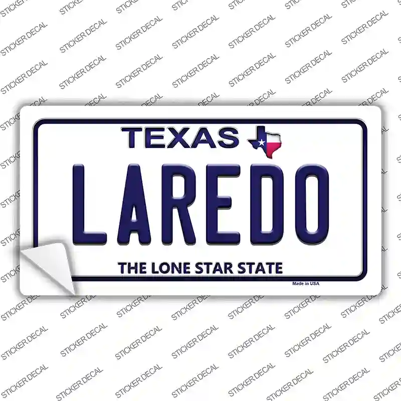 Laredo Texas Novelty Sticker Decal
