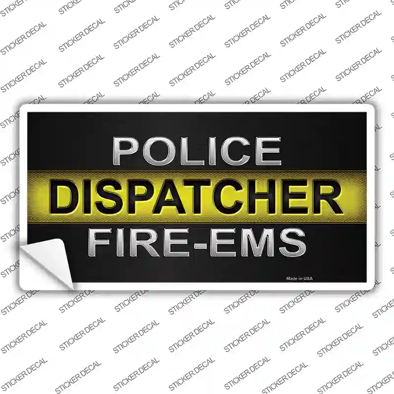 Police / Dispatcher / Fire- EMS Novelty Sticker Decal
