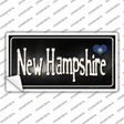 New Hampshire Flag Script Novelty Sticker Decal