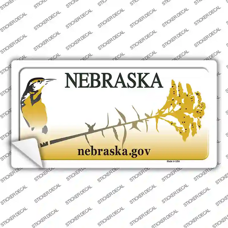 Nebraska Novelty Sticker Decal