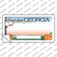 Georgia Rusty Background Novelty Sticker Decal
