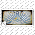 Mississippi Rusty Novelty Sticker Decal