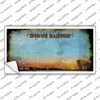 North Dakota Rusty Novelty Sticker Decal