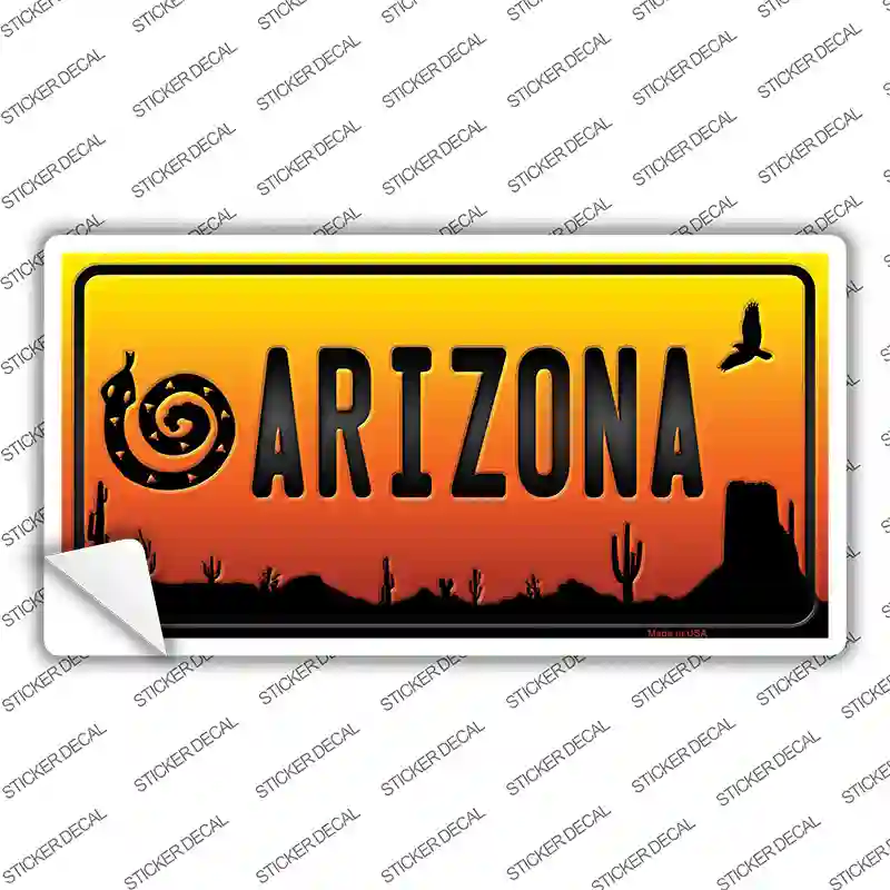 Snake Arizona Scenic Novelty Sticker Decal