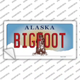 Bigfoot Alaska State Novelty Sticker Decal