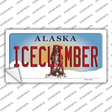 Ice Climber Alaska State Novelty Sticker Decal