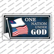 One Nation Under God Novelty Sticker Decal