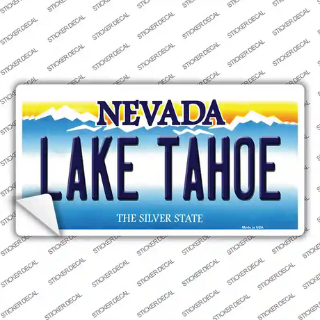 Lake Tahoe Nevada Novelty Sticker Decal