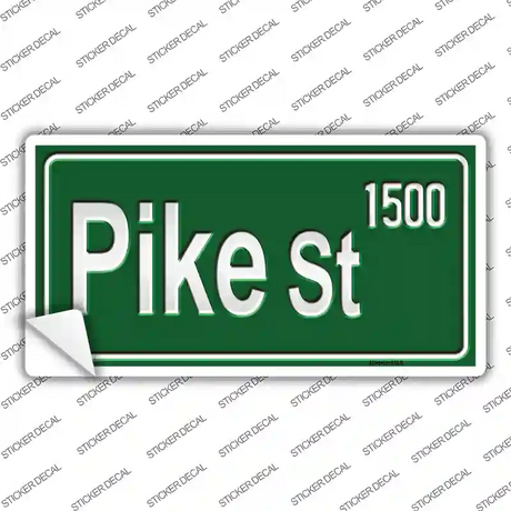 Pike St 1500 Novelty Sticker Decal