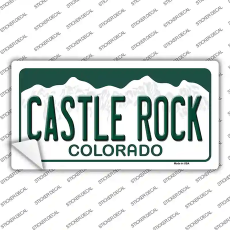 Castle Rock Colorado Novelty Sticker Decal