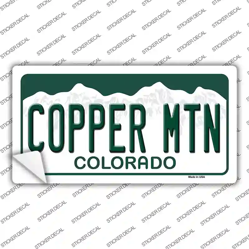 Copper Mountain Colorado Novelty Sticker Decal