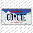 Coyote South Dakota Novelty Sticker Decal