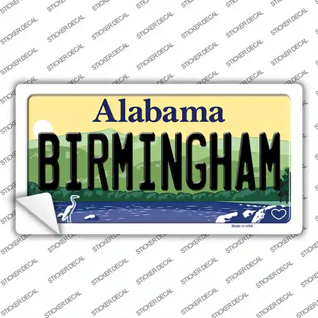 Birmingham Alabama Novelty Sticker Decal
