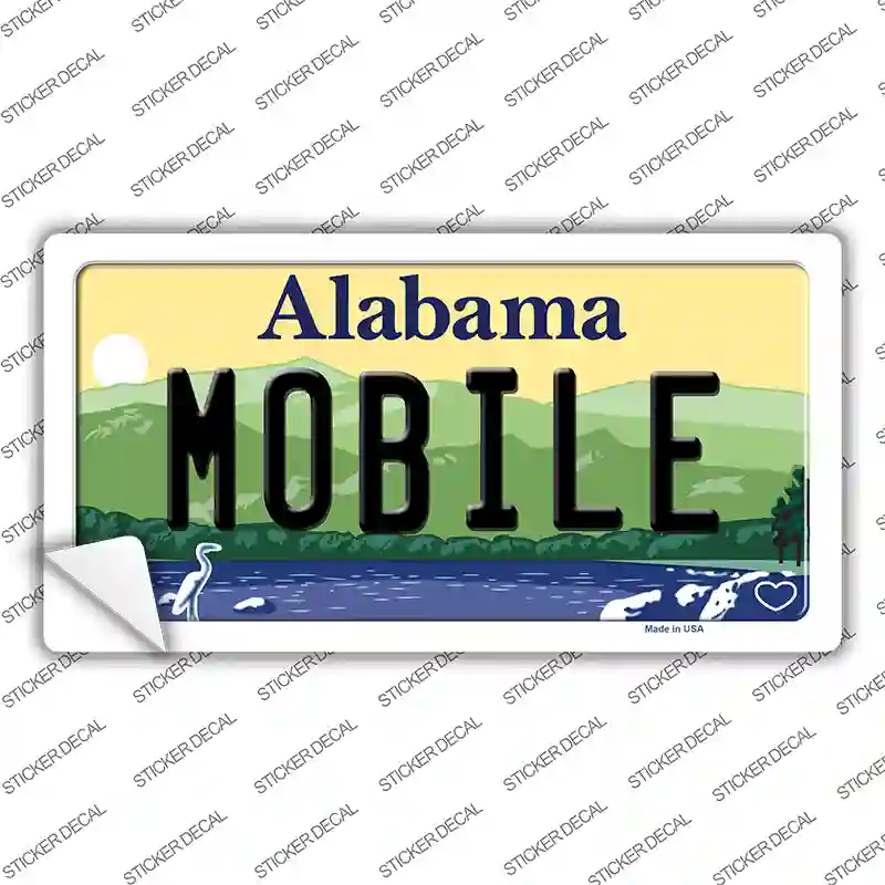 Mobile Alabama Novelty Sticker Decal