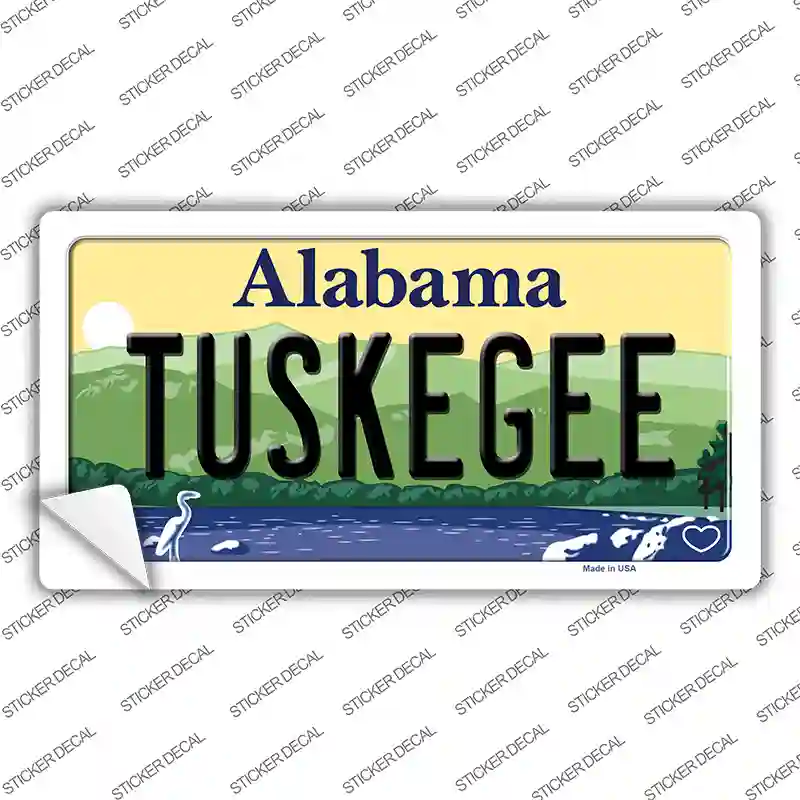 Tuskegee Alabama Novelty Sticker Decal