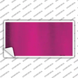 Pink Metallic Solid Novelty Sticker Decal
