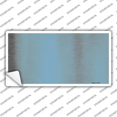 Light Blue Metallic Solid Novelty Sticker Decal