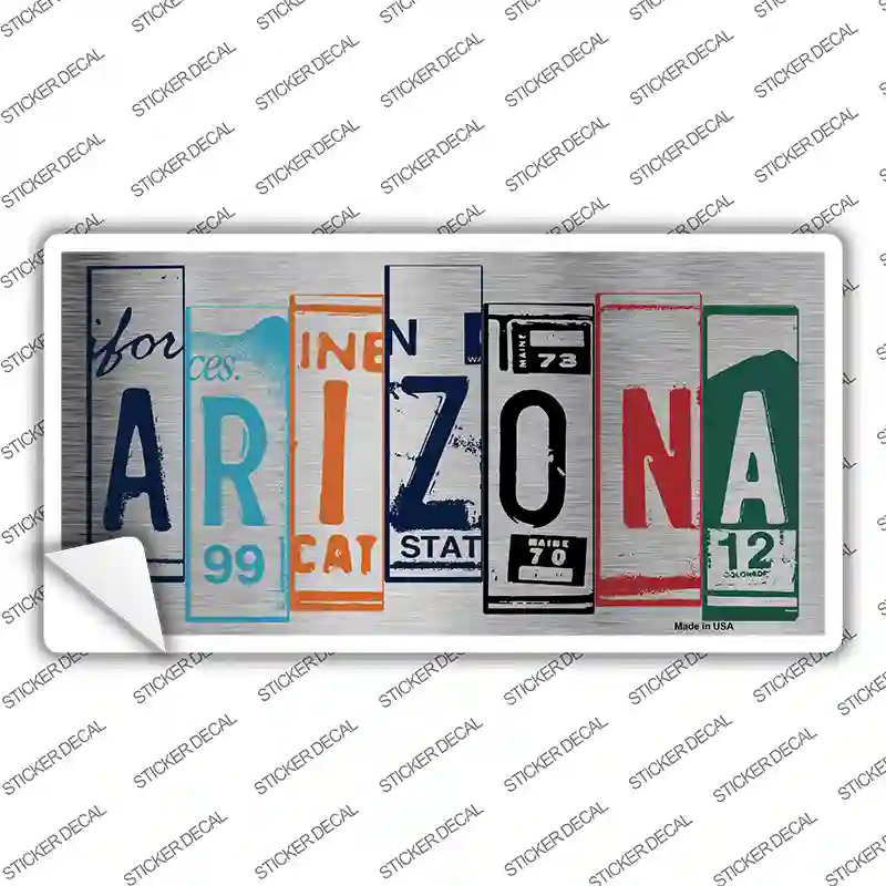 Arizona Art Novelty Sticker Decal